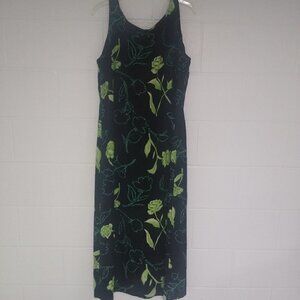 Maxi floral shift dress. Size 14